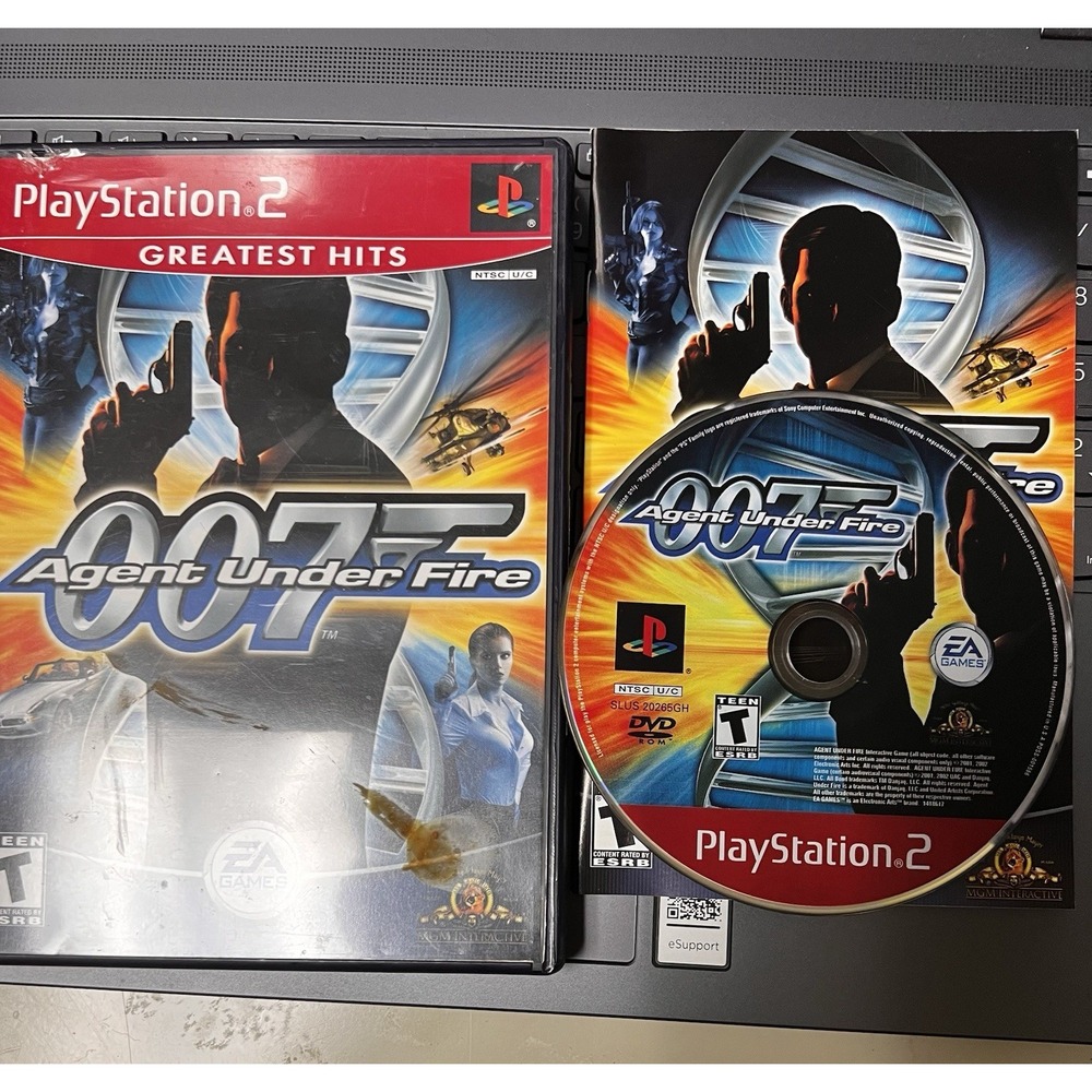 007 Agent Under Fire Sony PlayStation 2 PS2 Greatest Hits CIB SLUS-20265GH